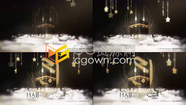 宗教节庆西方节日祝福标题动画-AE模板下载