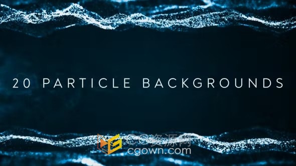 20组粒子特效动画背景视频素材效果AE模板下载