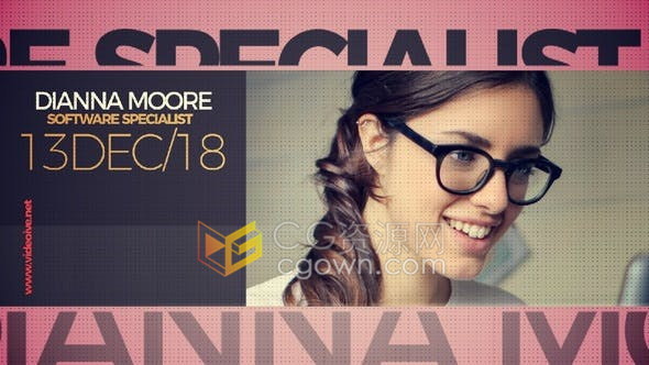 AE模板-公司商业会议活动介绍研讨会演讲者培训视频