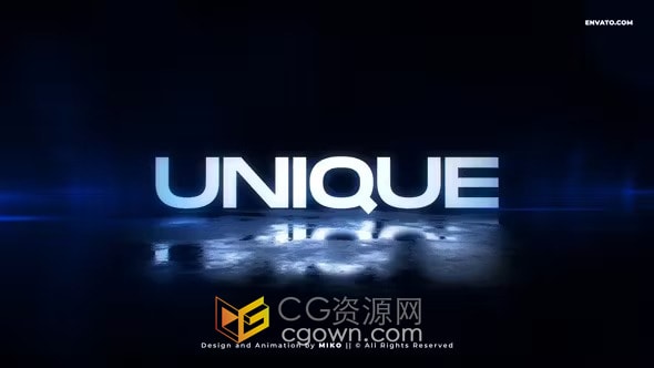 快速像素化网络游戏科技感LOGO片头-AE模板