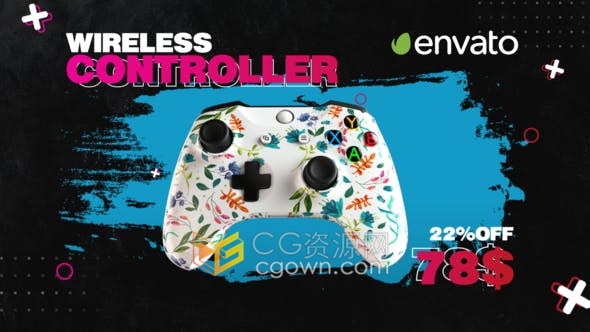 产品销售促销电子产品折扣时尚美食市场网上商店宣传视频-AE模板