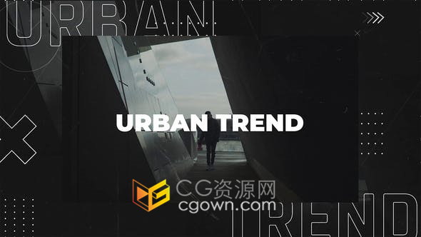 快速介绍城市现代时尚体育运动宣传视频片头动画制作-AE模板