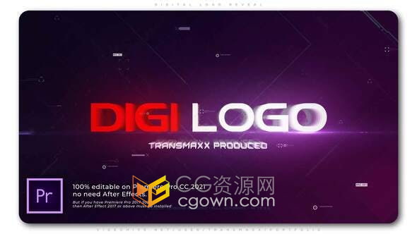 PR/AE模板-简约风格工程元素科学效果HUD设计制作军事视频科技公司数字标志