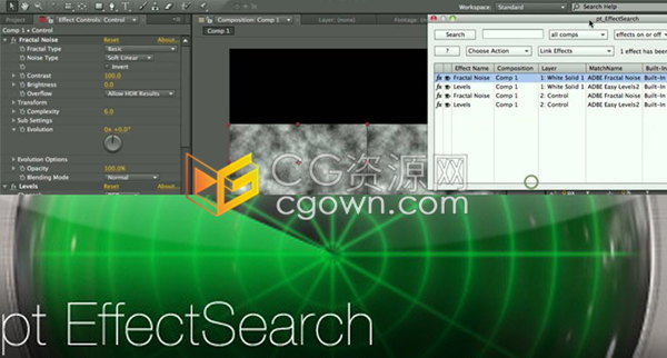 AE脚本安装特效效果搜索查看pt_EffectSearch v3.42新版本下载