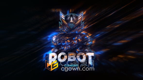 AE模板-创意扭曲效果故障标志制作直播游戏评论精彩视频醒目介绍