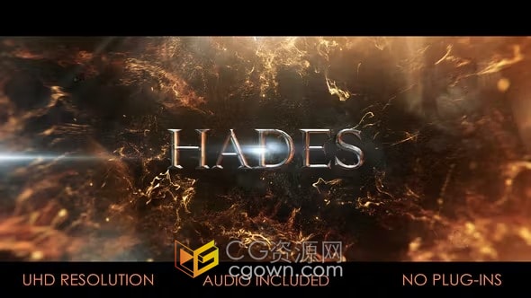 爆炸火焰烟雾粒子特效视频片头AE模板下载