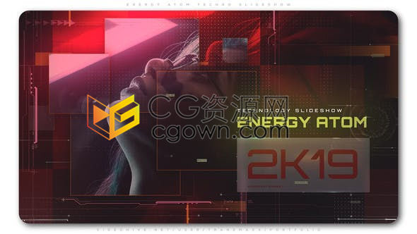 工程医疗技术企业幻灯片工业游戏应用程序DNA全息视频演示-AE模板下载