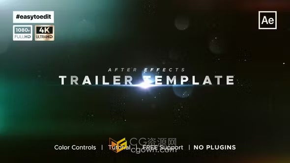 史诗大气电影预告片Epic Cinematic Trailer-AE模板