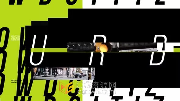 街头运动品牌广告宣传片头视频制作AE模板下载