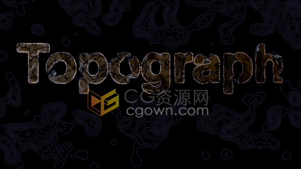Topograph v1.0 AE插件Win/Mac三维等高线地形图高度图轮廓