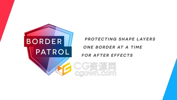 AE脚本BorderPatrol v1.0轻松调整形状图层大小工具