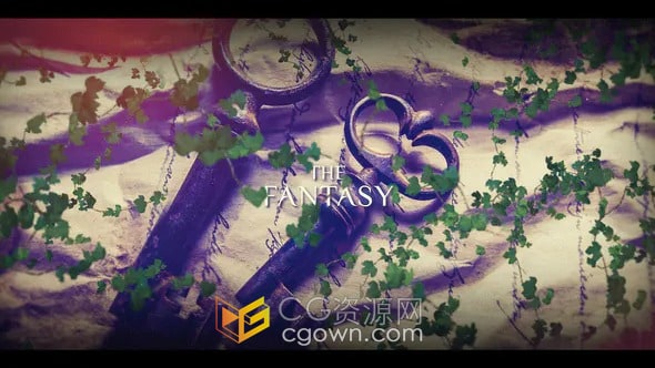 梦游仙境童话幻想照片幻灯片介绍视频动画-AE模板