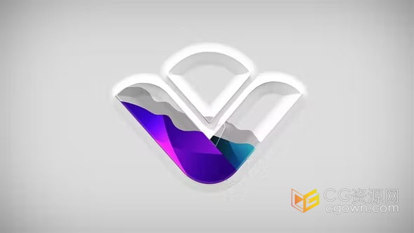 3D生长动画标志视频片头效果制作-AE模板免费下载