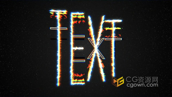 学习AE如何制作颜色纹理和火焰文本动画文字效果教程