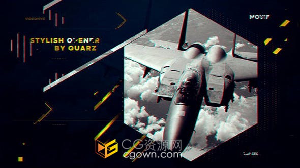 军事介绍视频片头间谍侦探战争惊悚片电影宣传预告片-AE模板
