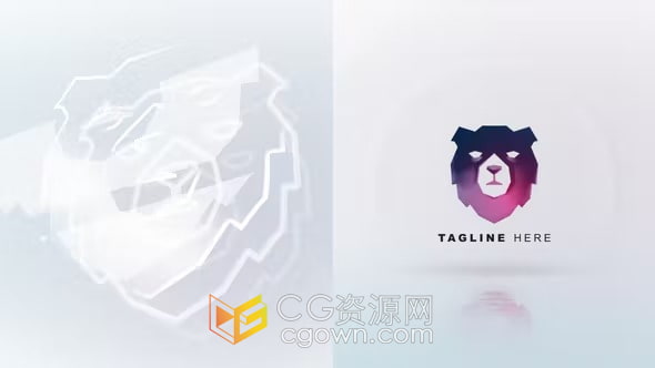 明亮LOGO标志动画视频片头4K分辨率-AE模板下载