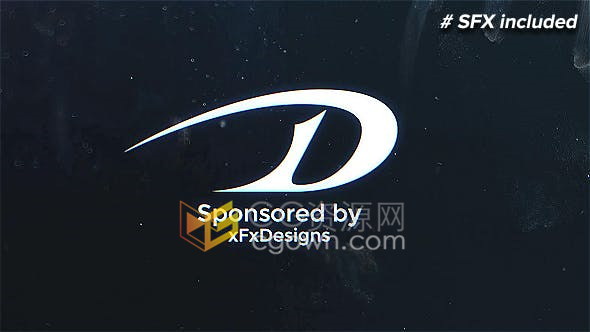 Glitch Logo Intro RGB分割电视噪点视频片头制作-AE模板