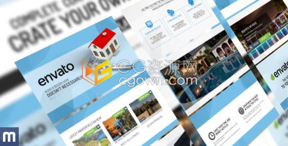 房地产公司宣传片互联网电视户外运动商品促销广告视频-AE模板下载