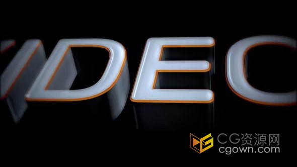 3D文字动画电影开场AE标志片头模板下载