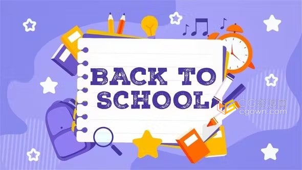 学校学生教育兴趣班培训孩子学习宣传介绍视频AE模板