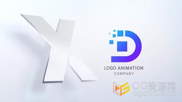 4K分辨率明亮风格企业公司LOGO品牌视频片头-AE模板