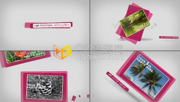 企业公司宣传片业务介绍文字标题框演变视频动画-AE模板下载