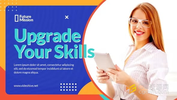 教育宣传幻灯片视频AE模板Education Promo Slideshow