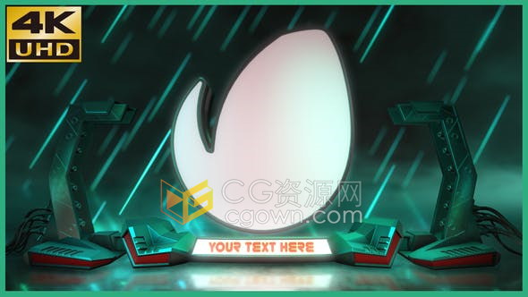 Sci-Fi Logo Intro E3D插件制作科技感标志场景视频片头-AE模板