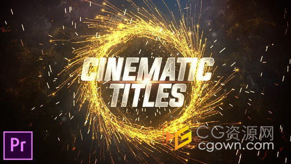 PR预设-史诗震撼粒子飞溅炫酷奇异博士传送门效果标题字幕电影预告片