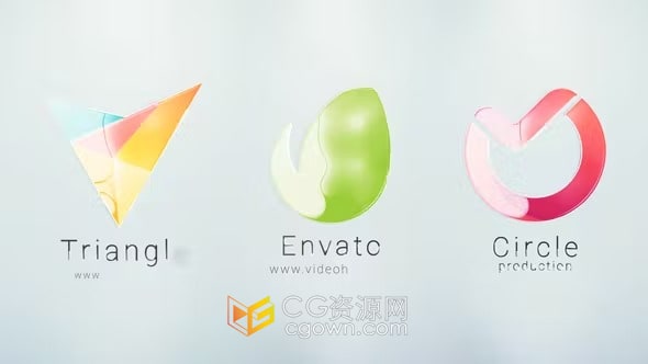 标志演绎动画LOGO视频片头制作-AE模板下载