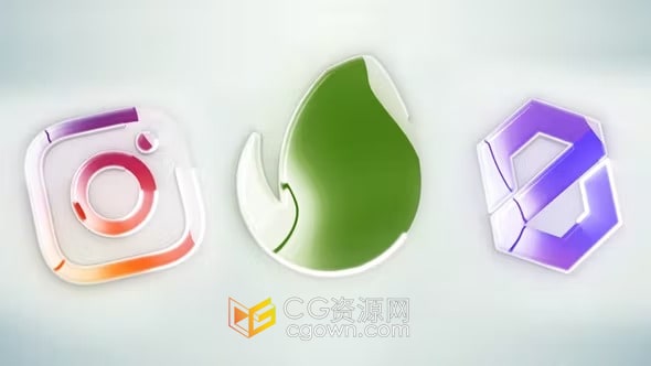 现代企业标志生长LOGO动画视频片头-AE模板下载