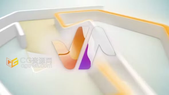 清晰明亮现代商业公司品牌LOGO动画-AE模板
