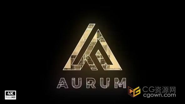 AE模板-数字故障技术标志Digital Logo