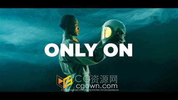 AE模板-动感时尚快闪文字图形切换现代公司宣传片头