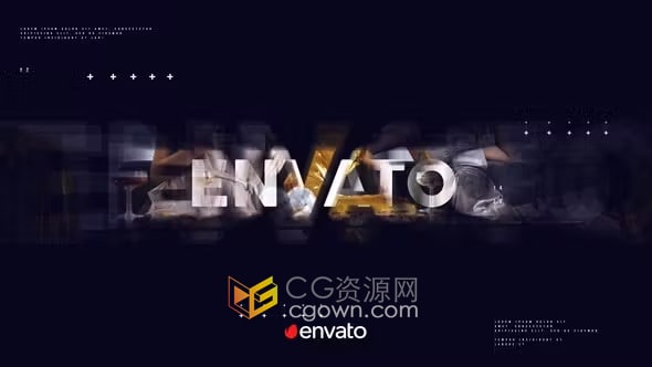 时尚照片开场白品牌企业商业广告短片-AE模板