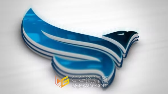 建筑公司LOGO挤压3D动画视频片头-AE模板下载