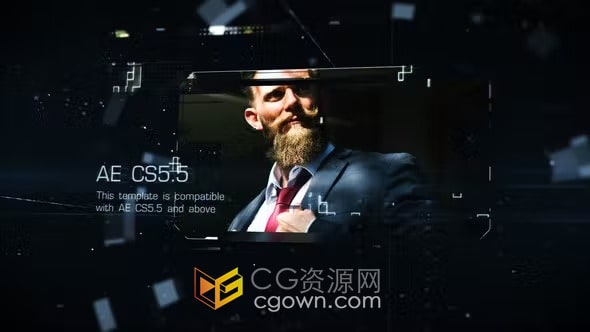 现代高科技企业宣传片介绍推广视频动画制作-AE模板