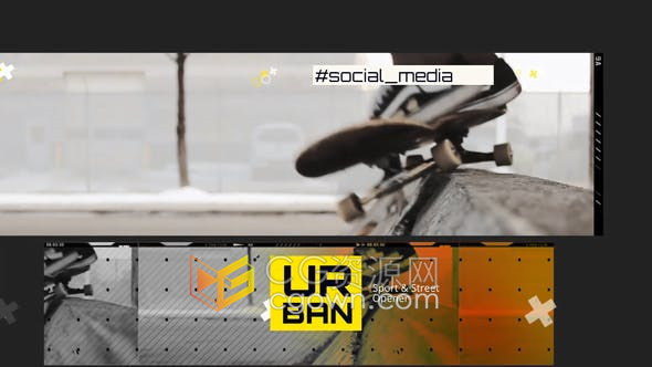 动态节拍快速渐变动画时尚城市旅游度假简短介绍视频-AE模板