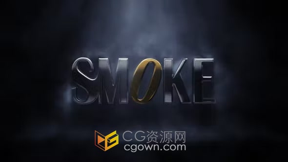 烟雾特效环境LOGO三维动画视频片头-AE模板下载