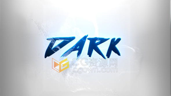 3D发光盒子翻转动画柔和阴影演绎商业公司LOGO标志片头-AE模板