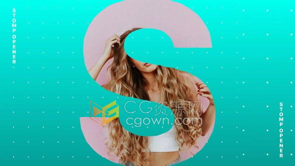 节奏跺脚风格时尚快速图文标题宣传片头-AE模板下载