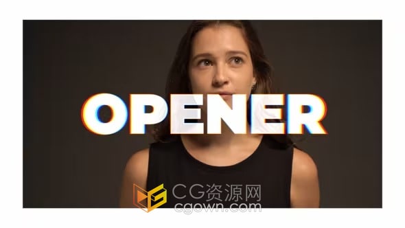 AE模板-动感创意照片介绍片头时尚品牌宣传视频开场