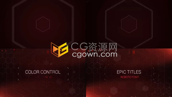 智能科幻电影数字游戏网络技术背景演示标题幻灯片-AE模板下载