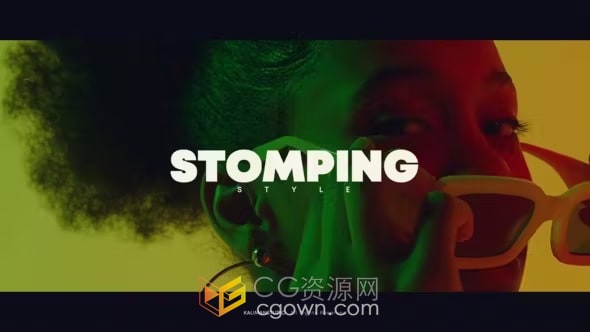 AE模板-跺脚式开场白时尚视频片头Opener Style Stomping