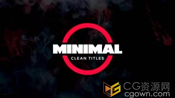 5个彩色标题时尚简约现代社交媒体字幕AE模板