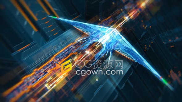 三维科技感网络创意技术公司区块链业务介绍宣传片-AE模板