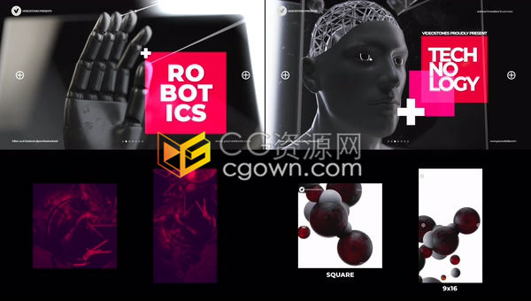 人工智能高科技创新技术开场白专业计算机科学频道宣传视频介绍片头-AE模板