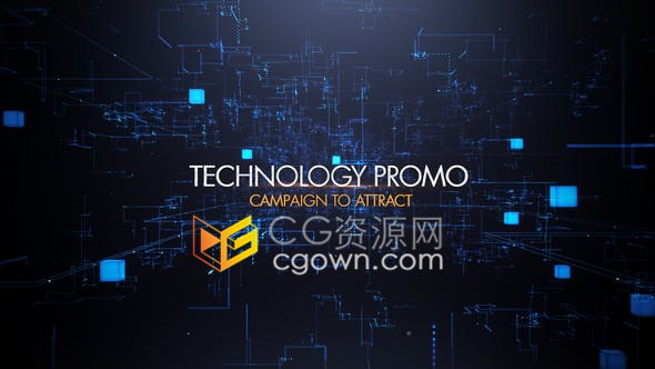 适合科技主题演示创新互联网数字公司技术推广宣传片-AE模板