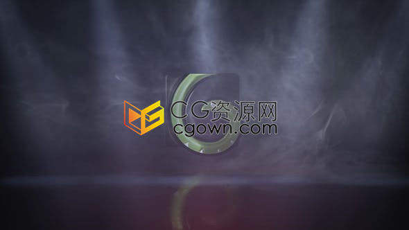 摇滚风聚光机闪现稀薄烟雾笼罩动画特效标志LOGO片头-AE模板下载