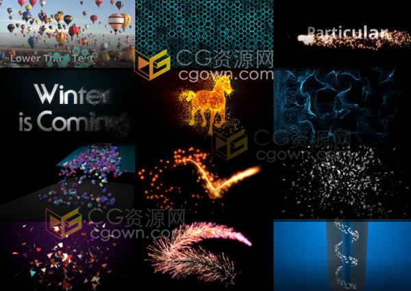 Trapcode Particular 粒子插件官方视频教程内置中文翻译字幕